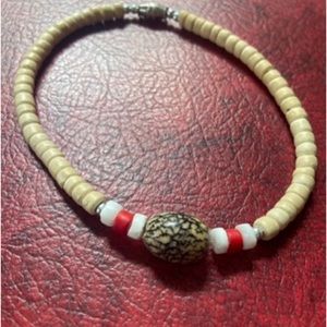 AUTHENTIC ‘70s VTG BEADED HIPPIE ANKLET